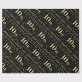 10e Jubileum voor bruiloft Cadeaupapier (Vlak)