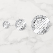 10e Jubileum voor bruiloft Confetti (Achterkanten)