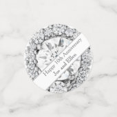 10e Jubileum voor bruiloft Confetti (Kleine voorkant)