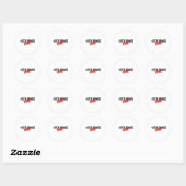 10e klas gedaan einde van het jaar - laatste dag v ronde sticker (Vel)