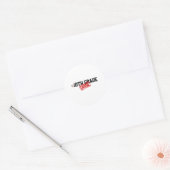 10e klas gedaan einde van het jaar - laatste dag v ronde sticker (Envelop)