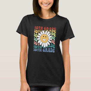 10e klas leraar Terug naar school Retro Zondag T-shirt