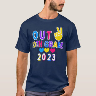 10e klas van 2023 Afstuderen dag T-shirt