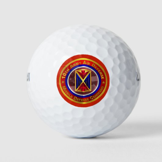10e Leger Lucht- en Raketverdedigingscommando Golfballen (Voorkant)