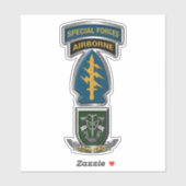 10e Luchtlandingstroepen Sticker (Vel)