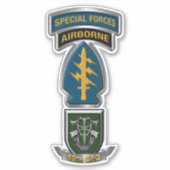 10e Luchtlandingstroepen Sticker (Voorkant)