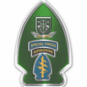 10e Luchtlandingstroepen Sticker (Voorkant)