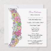 10e Meisjes - Verjaardag - Aanbesteding Kaart (Achterkant)