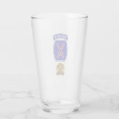 10e Mountain Divisie Patch Eenheid Insigne Glas (Achterkant)
