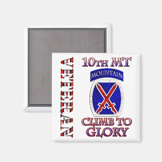 10e Mountain OEF Magneet (Voorkant / Achterkant)