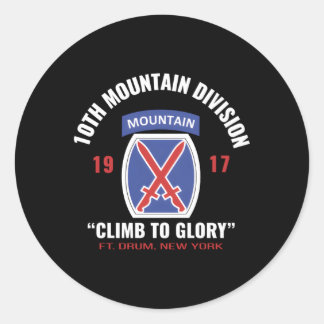 10e MTN Div klim naar glorie Ronde Sticker