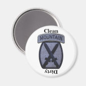 10e MTN-pleisterveteranen voor de bergdivisie Magneet (Voorkant / Achterkant)