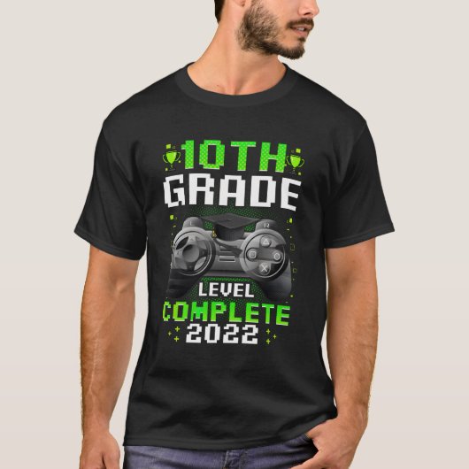10e niveau van de rang Complete 2022 Afstuderen vi T-shirt (Voorkant)