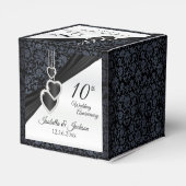 10e onyx Wedding Jubileum Bedankdoosjes (Achterkant)