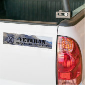 10e pleister voor de bergdivisie bumper sticker (Op Truck)