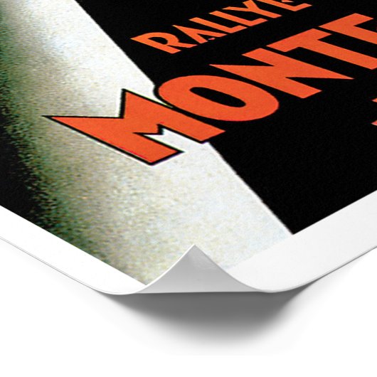 10e Rallye Automobile de Monte Carlo Poster (Hoek)