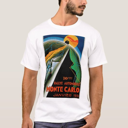 10e Rallye Automobile de Monte Carlo T-shirt (Voorkant)