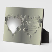 10e Roos digitaal Afbeelding Lijst Jubileum Fotoplaat (Zijkant)