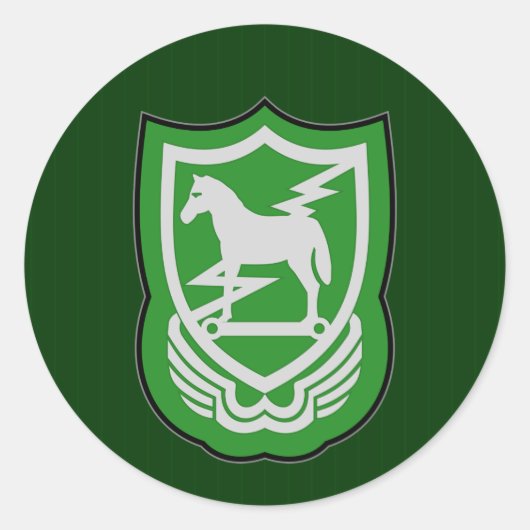 10e SFG-A 1 Ronde Sticker (Voorkant)