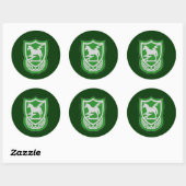10e SFG-A 1 Ronde Sticker (Vel)