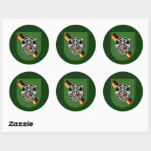 10e SFG-A 7 Duitsland Ronde Sticker (Vel)