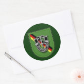 10e SFG(A) - Bad Tolz, Duitsland Ronde Sticker (Envelop)