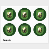 10e SFG(A) DUI 2 Ronde Sticker (Vel)