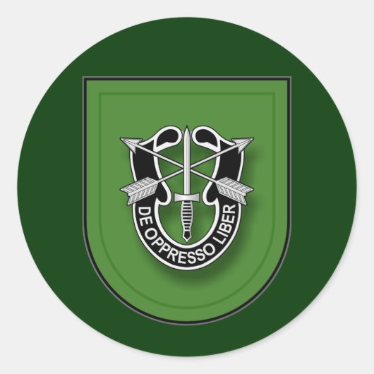 10e SFG(A) - stroom Ronde Sticker (Voorkant)