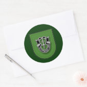 10e SFG(A) - stroom Ronde Sticker (Envelop)