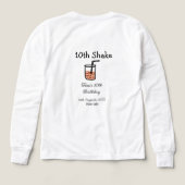 10e shake 10e gelukkige verjaardag milkshake krabb (Achterkant)