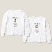 10e shake 10e gelukkige verjaardag milkshake krabb (Voorkant /achterkant)