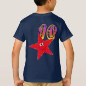 10e Shirt Rode ster (Achterkant)