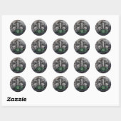 10e Special Forces groep Groene Baretten zoon Stic Ronde Sticker (Vel)