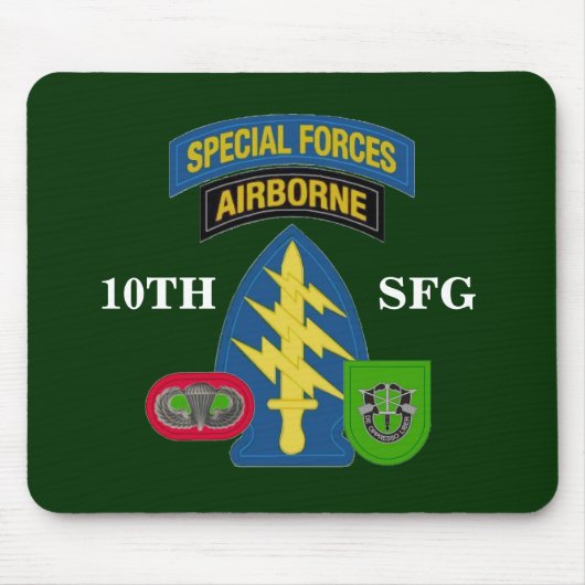 10E SPECIALE FORCES GROEP MOUSEPAD MUISMAT (Voorkant)