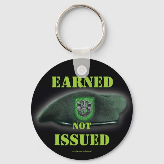 10e speciale troepenmacht flits groene berets Sleu Sleutelhanger (Voorkant)