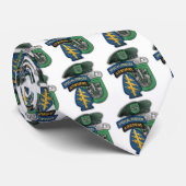 10e speciale troepenmacht groene berets flash vete stropdas (Opgerold)