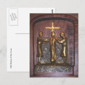 10e station van het kruis briefkaart (Voorkant / Achterkant)