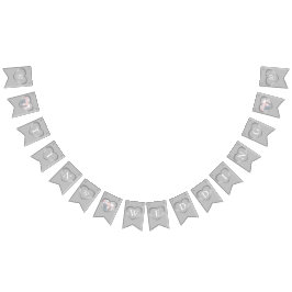 10e tin bruiloft verjaardag gepersonaliseerde foto vlaggetjes