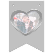 10e tin bruiloft verjaardag gepersonaliseerde foto vlaggetjes (Tweede vlag)