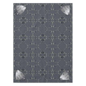 10e Tin Hart Roos Bruiloft Jubileum Tafelkleed (Voorkant)