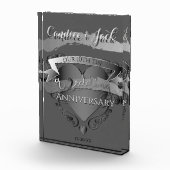 10e Tin Wedding Jubileum 3D Heart Honor Fotoblokken (Rechts)