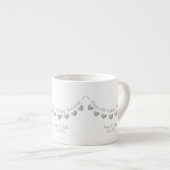 10e Tin Wedding Jubileum met Espresso Cup Kop (Voorkant rechts)