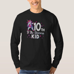 10e tot de eenhoorn Kind bday T-shirt