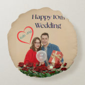 10e trouwdag rond kussen (Achterkant)