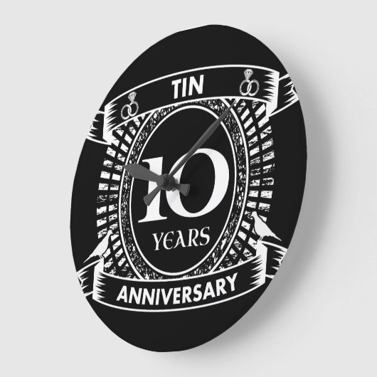 10e trouwdag tin grote klok (Hoek)