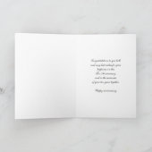 10e trouwdag Tin Huwelijk Kaart (Binnen)