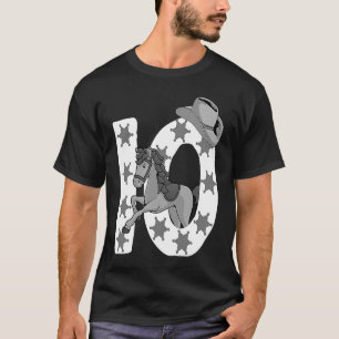 10e verjaardag 10 jaar oud Kind van paardenmeisje T-shirt