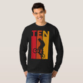 10e Verjaardag 10 Jaar Oud Kinder BMX Bike Lover B T-shirt (Voorkant volledig)