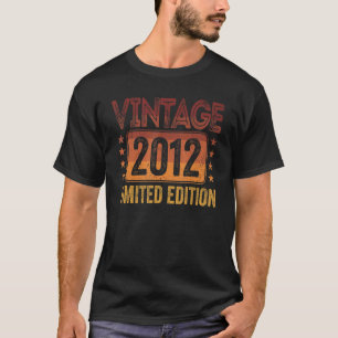 10e verjaardag 2012 10 jaar oud t-shirt