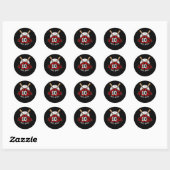 10e verjaardag Baseball Player 10 jaar oude Vintag Ronde Sticker (Vel)